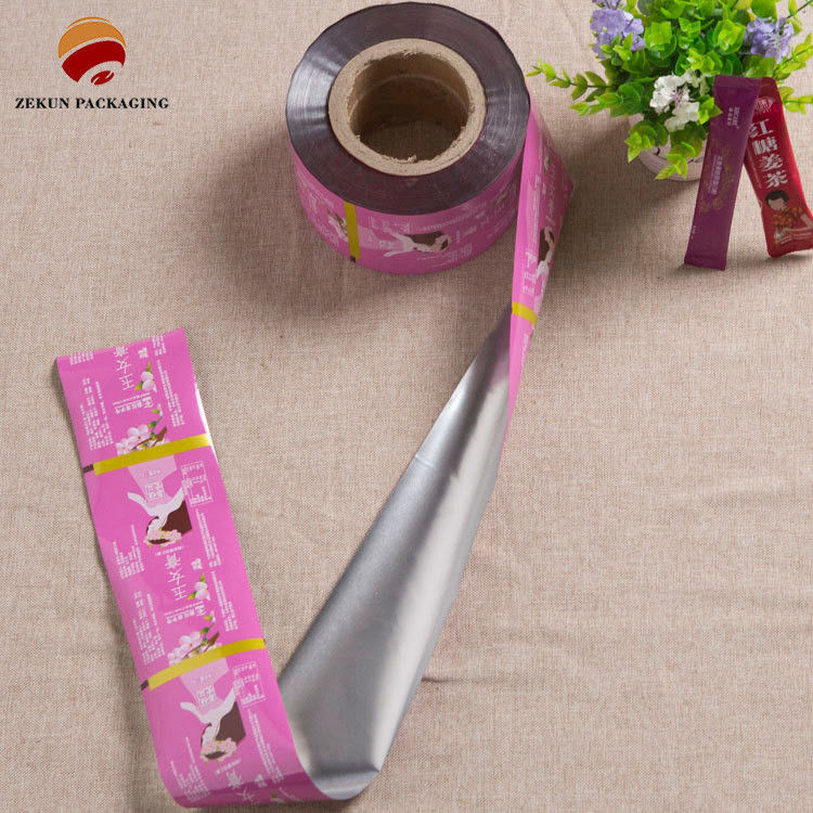 فیلم بسته بندی انعطاف پذیر چاپی CMYK با زپ لاک و ضد رطوبت