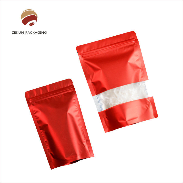 بسته بندی شده ضد رطوبت Kraft Stand Up Zipper Poch Bags Coffee Beans Bag با زیپ یا شیر