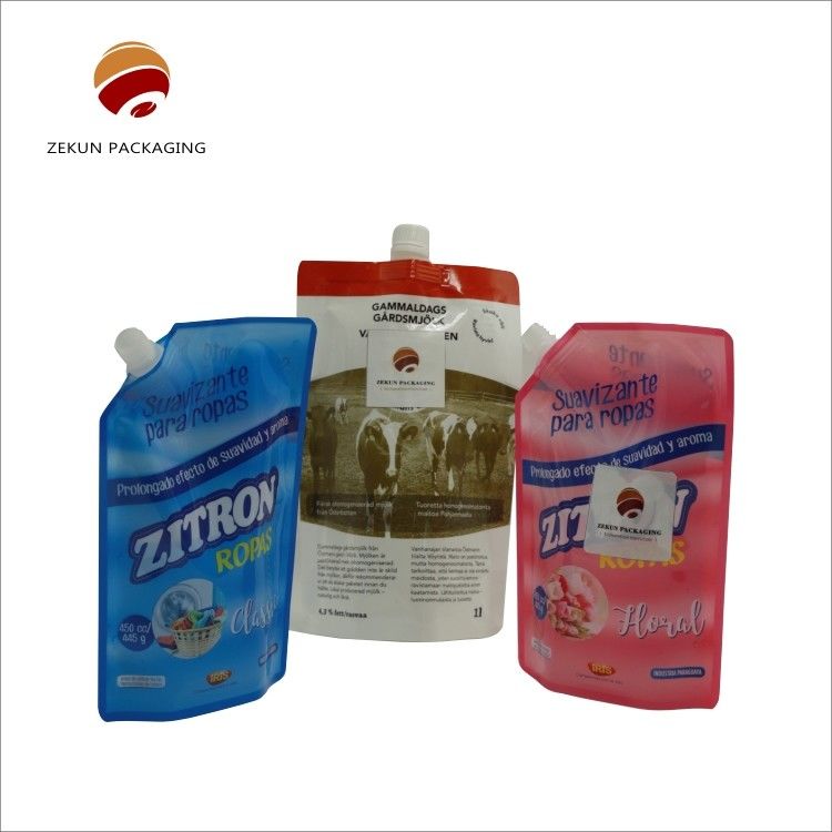 مقاومت در برابر سوراخ کردن کیسه های آب مایع PET/OPP/AL تا 10 رنگ