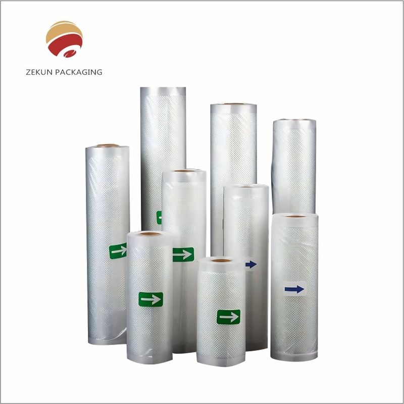 7 لایه Co-extrusion Air Blow Machine کیسه خلاء مواد غذایی برای پردازش ماهی سالمون در اندازه های مختلف و مواد شفاف