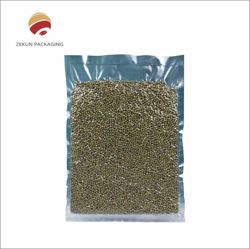 ذخیره سازی و نگهداری مواد غذایی با روش بسته بندی کیسه خلاء مواد غذایی OEM Zipper یا مهر گرما
