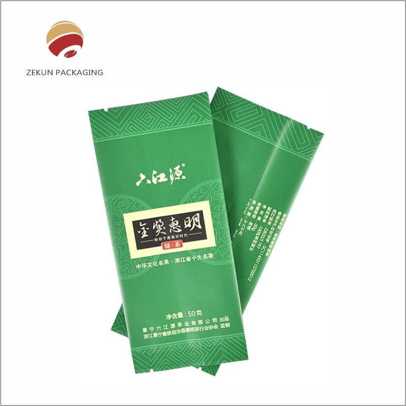 OEM ODM پودر چای بسته بندی کیسه چای سفارشی بسته بندی رنگ سبز