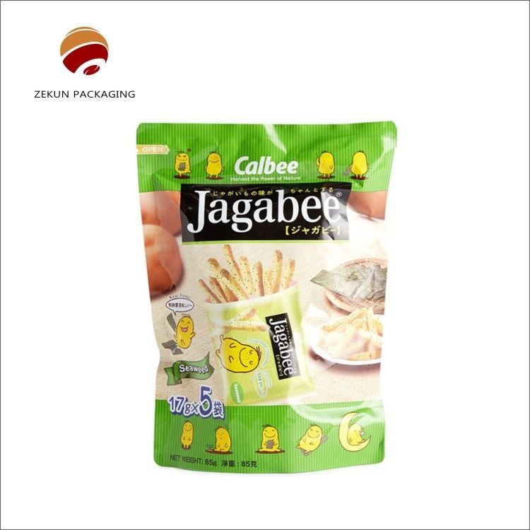 بسته بندی غذایی سفارشی BOPP / Kraft Paper / PE با ضخامت اندازه سفارشی
