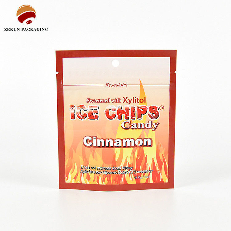 ISO/SGS Matt Shiny Finish Ziplock Food Packaging Bag Cmyk پالت رنگ