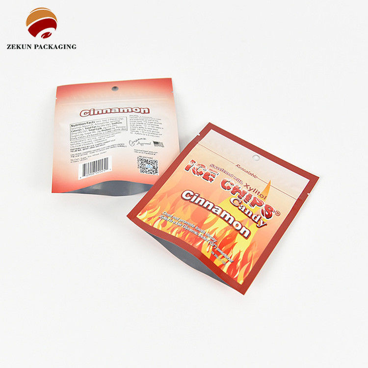 ISO/SGS Matt Shiny Finish Ziplock Food Packaging Bag Cmyk پالت رنگ