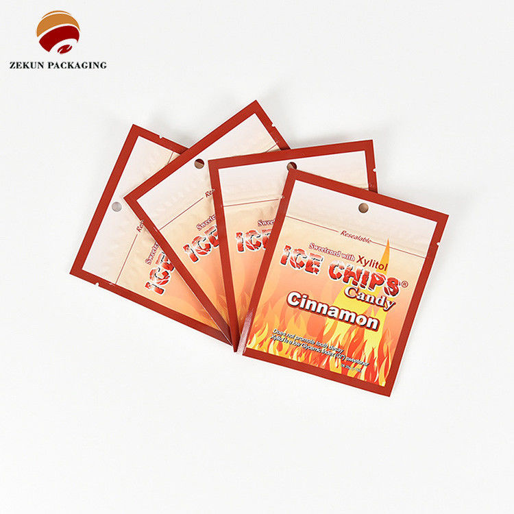 ISO/SGS Matt Shiny Finish Ziplock Food Packaging Bag Cmyk پالت رنگ