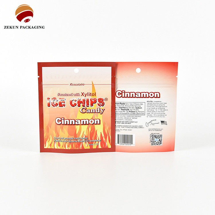 ISO/SGS Matt Shiny Finish Ziplock Food Packaging Bag Cmyk پالت رنگ