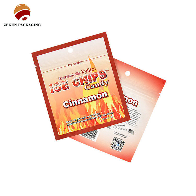 ISO/SGS Matt Shiny Finish Ziplock Food Packaging Bag Cmyk پالت رنگ